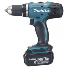 Аккумуляторная ударная дрель - шуруповерт Makita BHP453RFE